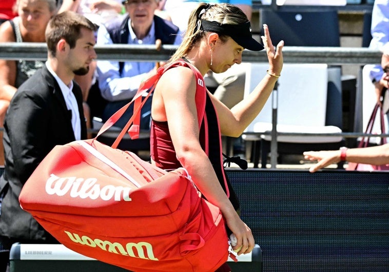 Paula Badosa se retira por lesión en Berlín y peligra su participación en Wimbledon Paula Badosa se retira por lesión en Berlín y peligra su participación en Wimbledon