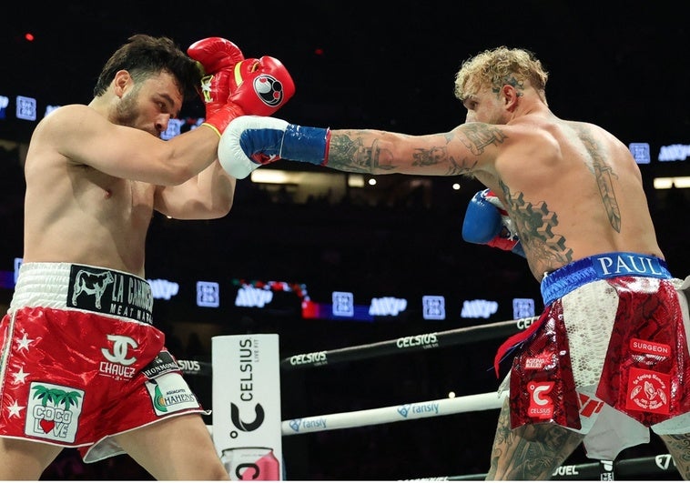 Chávez jr. hace parecer boxeador a Jake Paul Chávez jr. hace parecer boxeador a Jake Paul