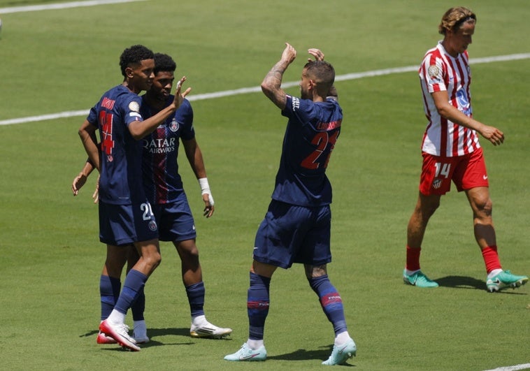 El Atlético se estrella ante el campeón de Europa El Atlético se estrella ante el campeón de Europa