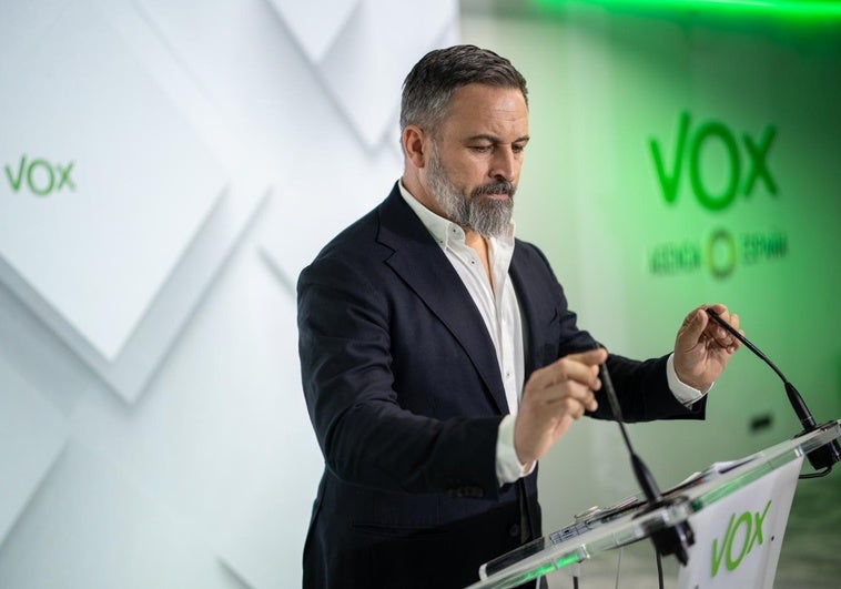 Abascal, sobre los altercados de Torre Pacheco: «Si decir la verdad trae crispación, habrá crispación» Abascal, sobre los altercados de Torre Pacheco: «Si decir la verdad trae crispación, habrá crispación»