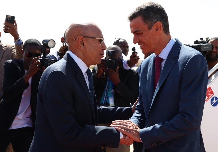 Sánchez apuesta por una inmigración «ordenada y segura» desde Mauritania Sánchez apuesta por una inmigración «ordenada y segura» desde Mauritania
