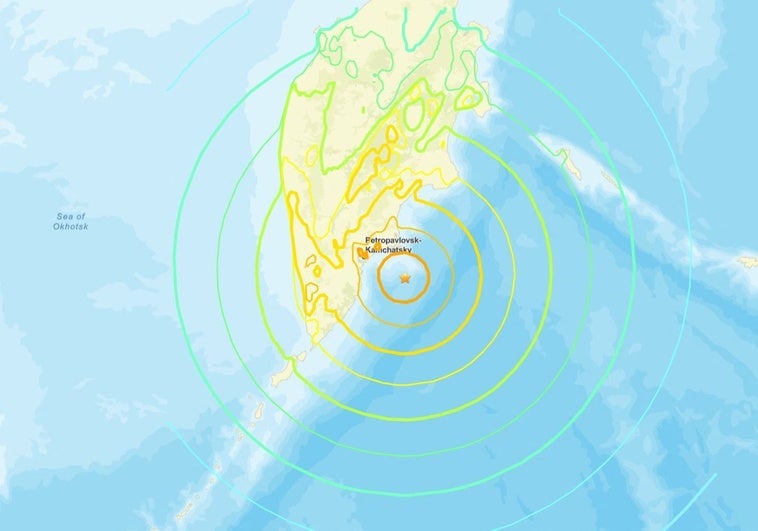 El terremoto de Kamchatka, el mayor del mundo desde 2011 por el choque de dos grandes placas a 18 km de profundidad El terremoto de Kamchatka, el mayor del mundo desde 2011 por el choque de dos grandes placas a 18 km de profundidad