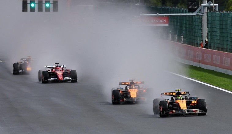Piastri sale reforzado de Spa en otro mal día de los españoles Piastri sale reforzado de Spa en otro mal día de los españoles