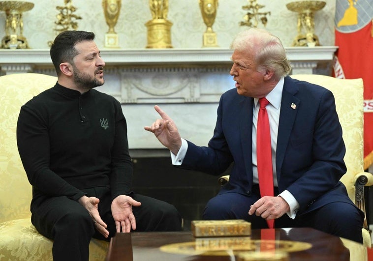 Trump y Zelenski mantienen una conversación por teléfono: «Ha sido una llamada positiva» Trump y Zelenski mantienen una conversación por teléfono: «Ha sido una llamada positiva»