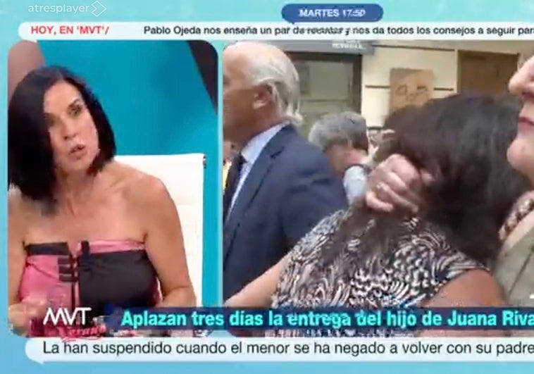 Beatriz de Vicente estalla ante «semejante circo» al ver las imágenes de Juana Rivas en Granada Beatriz de Vicente estalla ante «semejante circo» al ver las imágenes de Juana Rivas en Granada