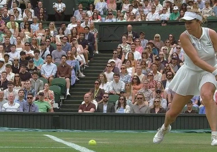 Polémica en Wimbledon por un fallo del sistema electrónico de canto de línea: «Me han robado el juego» Polémica en Wimbledon por un fallo del sistema electrónico de canto de línea: «Me han robado el juego»