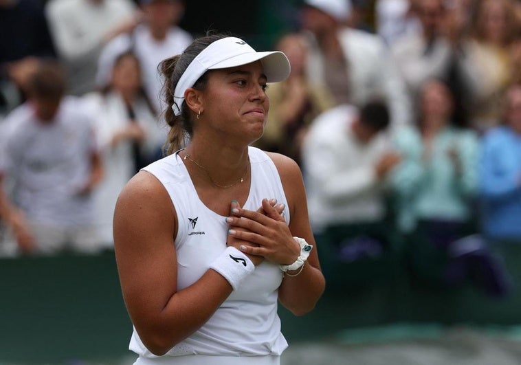 Jéssica Bouzas y un premio a la constancia en Wimbledon que ya sabe a poco: «No me vale con esto para nada» Jéssica Bouzas y un premio a la constancia en Wimbledon que ya sabe a poco: «No me vale con esto para nada»