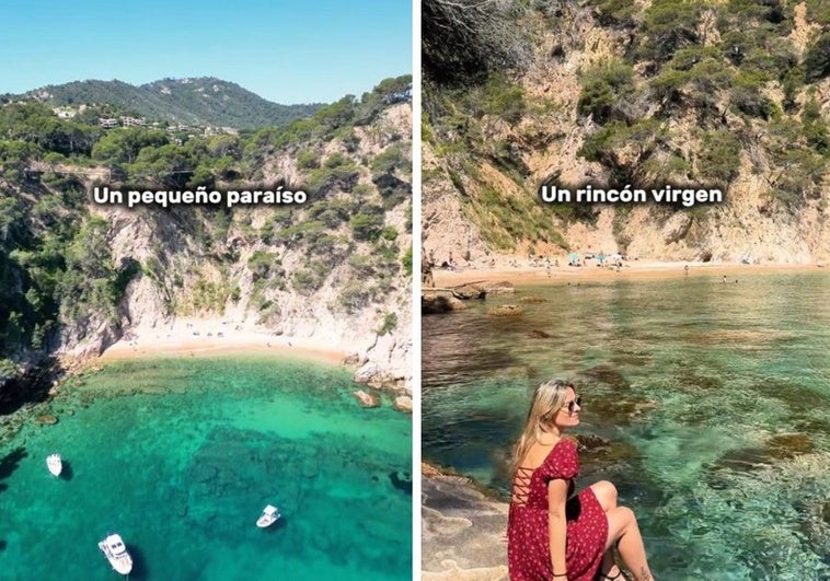 La salvaje cala rodeada de acantilados de la Costa Brava que muchos consideran la más bonita de la zona La salvaje cala rodeada de acantilados de la Costa Brava que muchos consideran la más bonita de la zona