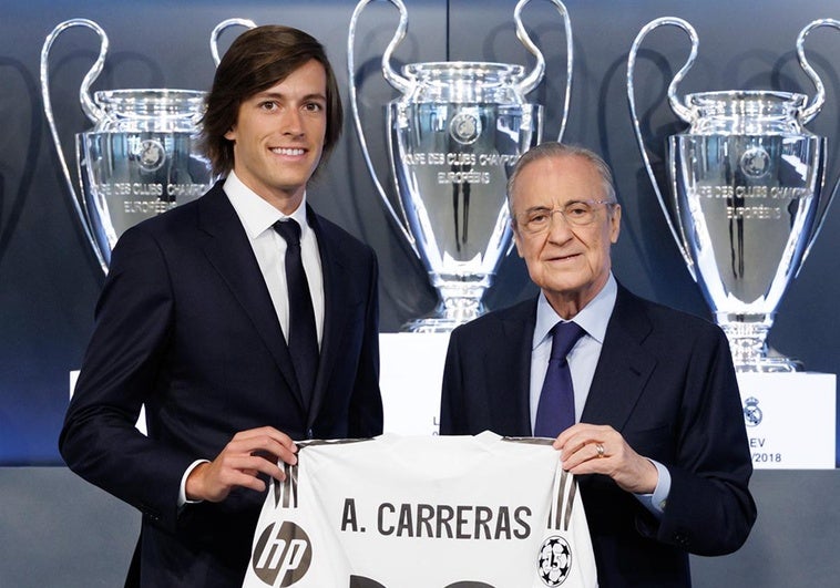 Carreras se emociona en su presentación con el Real Madrid: «Volver a la que fue mi casa es un sueño» Carreras se emociona en su presentación con el Real Madrid: «Volver a la que fue mi casa es un sueño»
