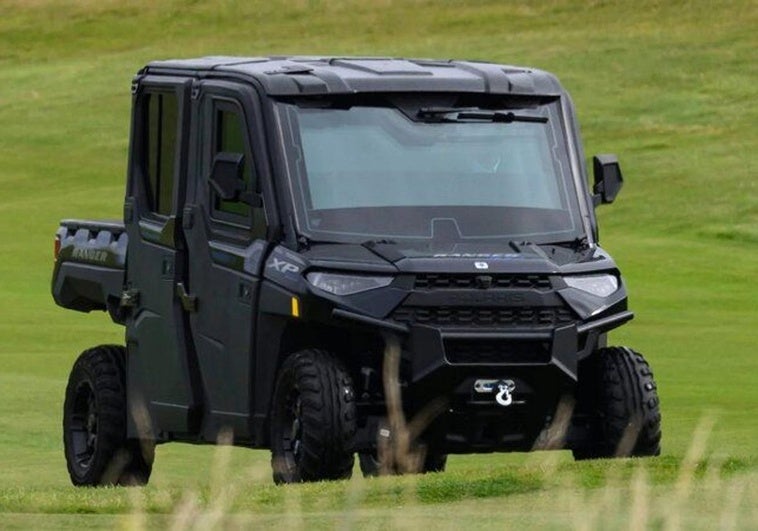 El Golf Force One, el coche blindado de Trump para disfrutar de su deporte favorito en Escocia El Golf Force One, el coche blindado de Trump para disfrutar de su deporte favorito en Escocia