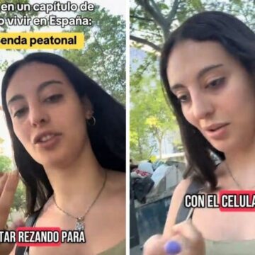 Una argentina que vive en España, fascinada con lo que pasa con los pasos de peatones en nuestro país