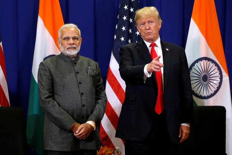 Trump anuncia aranceles del 25% a las importaciones procedentes de la India Trump anuncia aranceles del 25% a las importaciones procedentes de la India