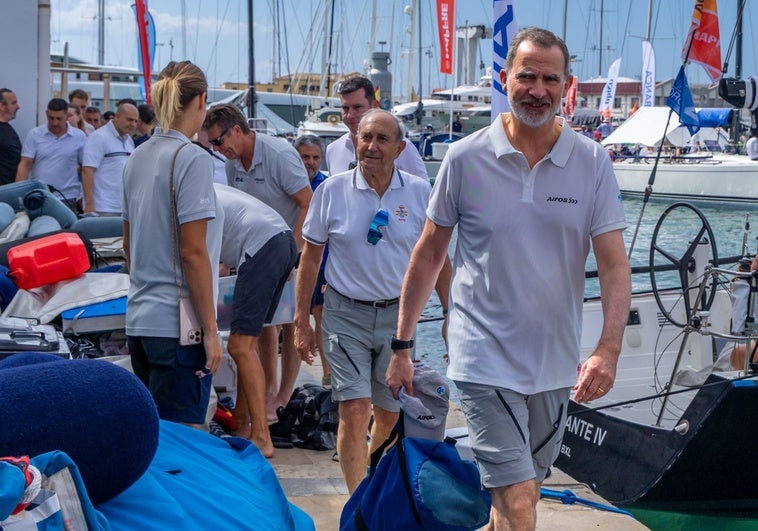 El Rey Felipe, en la segunda jornada de la Copa del Rey MAPFRE El Rey Felipe, en la segunda jornada de la Copa del Rey MAPFRE