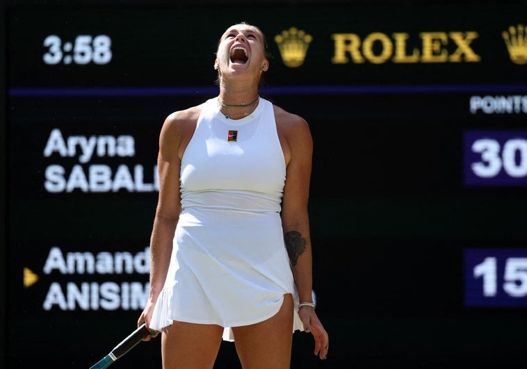 Sabalenka pierde la brújula y el control ante Anisimova y se queda sin final Sabalenka pierde la brújula y el control ante Anisimova y se queda sin final