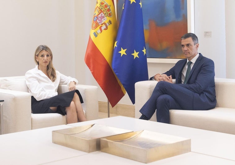 Sánchez y Díaz impulsan una ley para un embargo total a Israel Sánchez y Díaz impulsan una ley para un embargo total a Israel