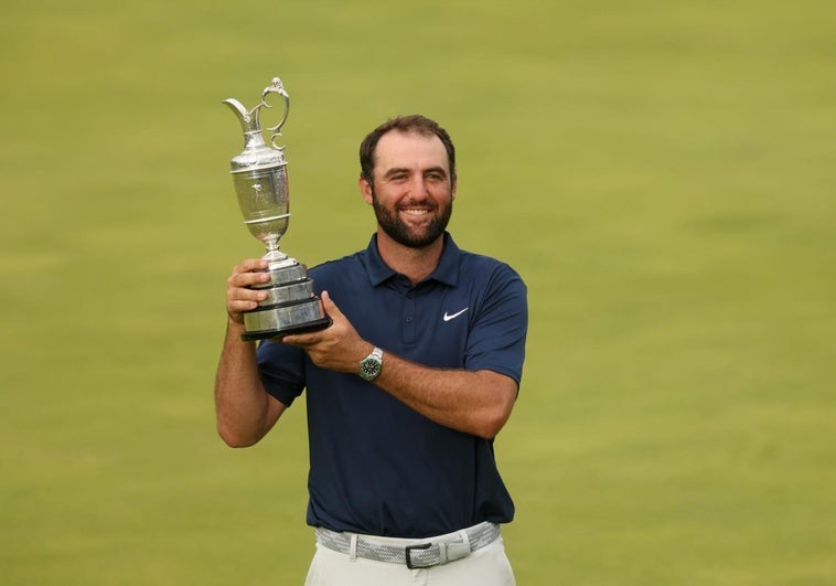 La apisonadora de Scottie Scheffler no da opción en Royal Portrush La apisonadora de Scottie Scheffler no da opción en Royal Portrush