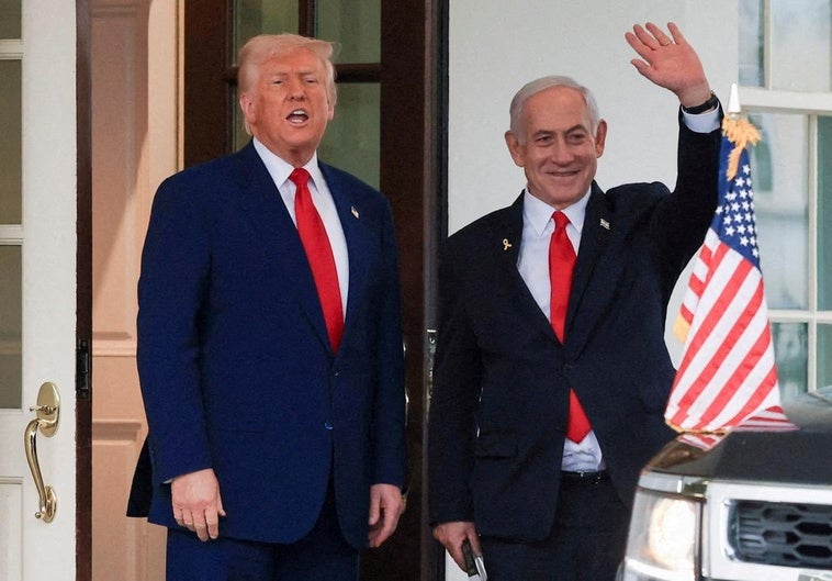Trump y Netanyahu celebran su «victoria histórica» en Irán, pero no avanzan en el alto el fuego en Gaza Trump y Netanyahu celebran su «victoria histórica» en Irán, pero no avanzan en el alto el fuego en Gaza