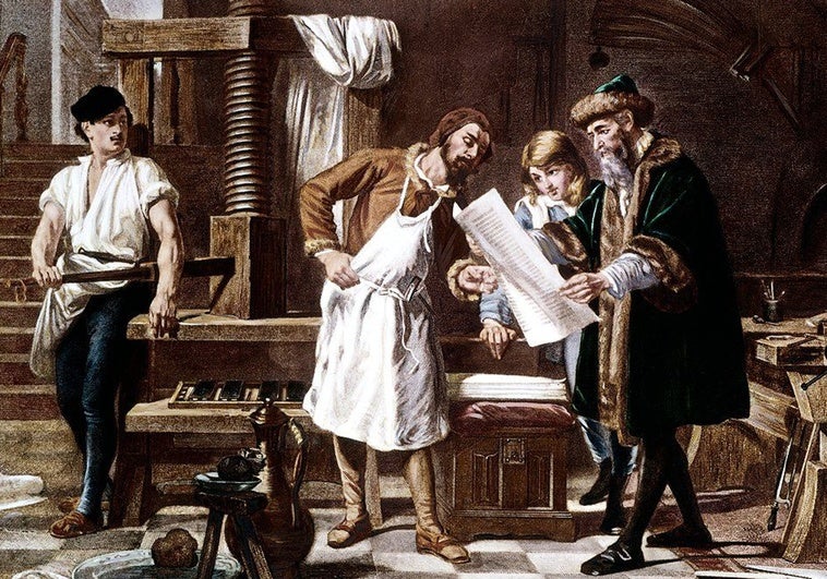 Tinta, codicia y genio: la rivalidad oculta tras la imprenta que cambió el mundo Tinta, codicia y genio: la rivalidad oculta tras la imprenta que cambió el mundo