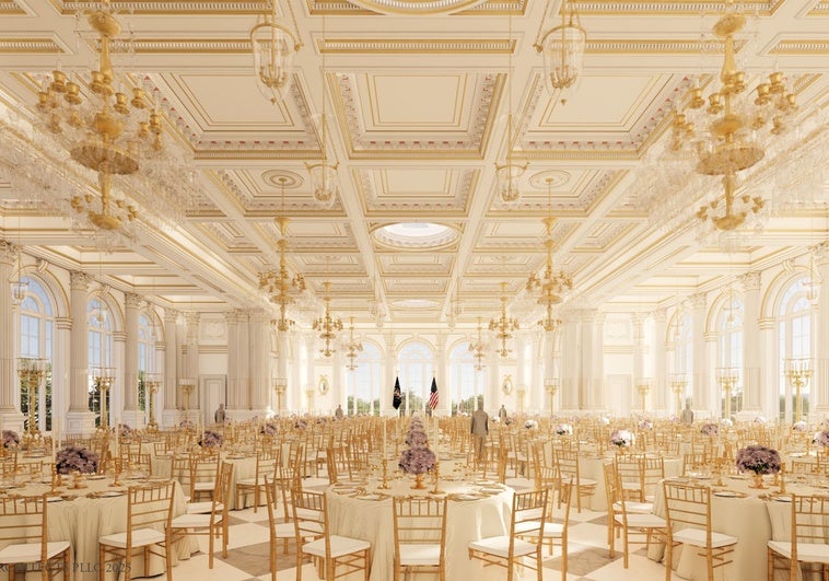 Trump transforma la Casa Blanca en su Versalles Trump transforma la Casa Blanca en su Versalles