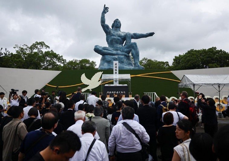 Nagasaki recuerda el horror atómico 80 años después: «Las armas nucleares no tienen cabida en nuestro mundo» Nagasaki recuerda el horror atómico 80 años después: «Las armas nucleares no tienen cabida en nuestro mundo»