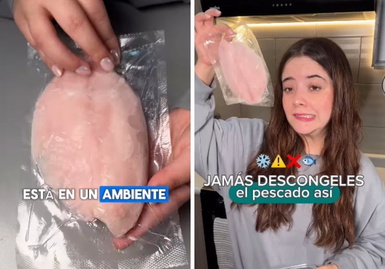 Una ingeniera de alimentos advierte sobre el error que comete mucha gente al descongelar el pescado Una ingeniera de alimentos advierte sobre el error que comete mucha gente al descongelar el pescado